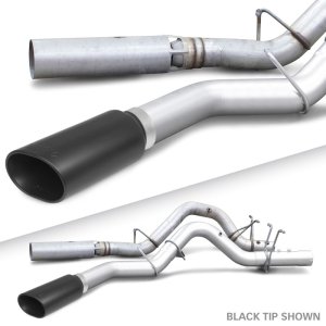 GMC Sierra 2500 Performance Exhaust - Banks Power - Monster Exhaust System, Single Exit - Black - `17-`19 GMC Sierra 2500 Performance Exhaust - Banks Power - Monster Exhaust System, Single Exit - Black - `17-`19